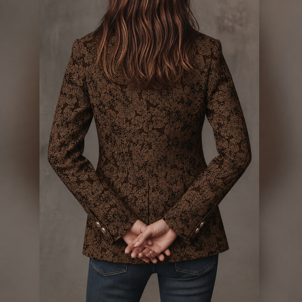 Rosamund | Paisley Jacquard Blazer