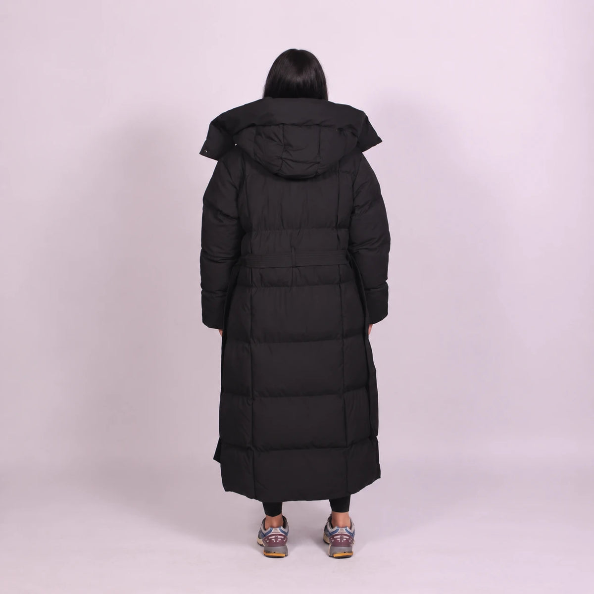 Hooded Puffer Longline Coat