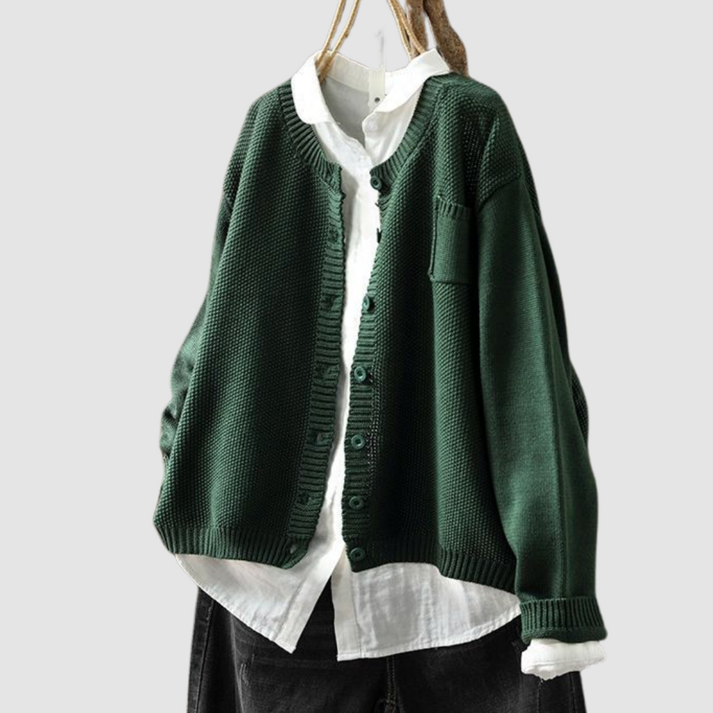 Lavinia | Relaxed Button-Up Cardigan